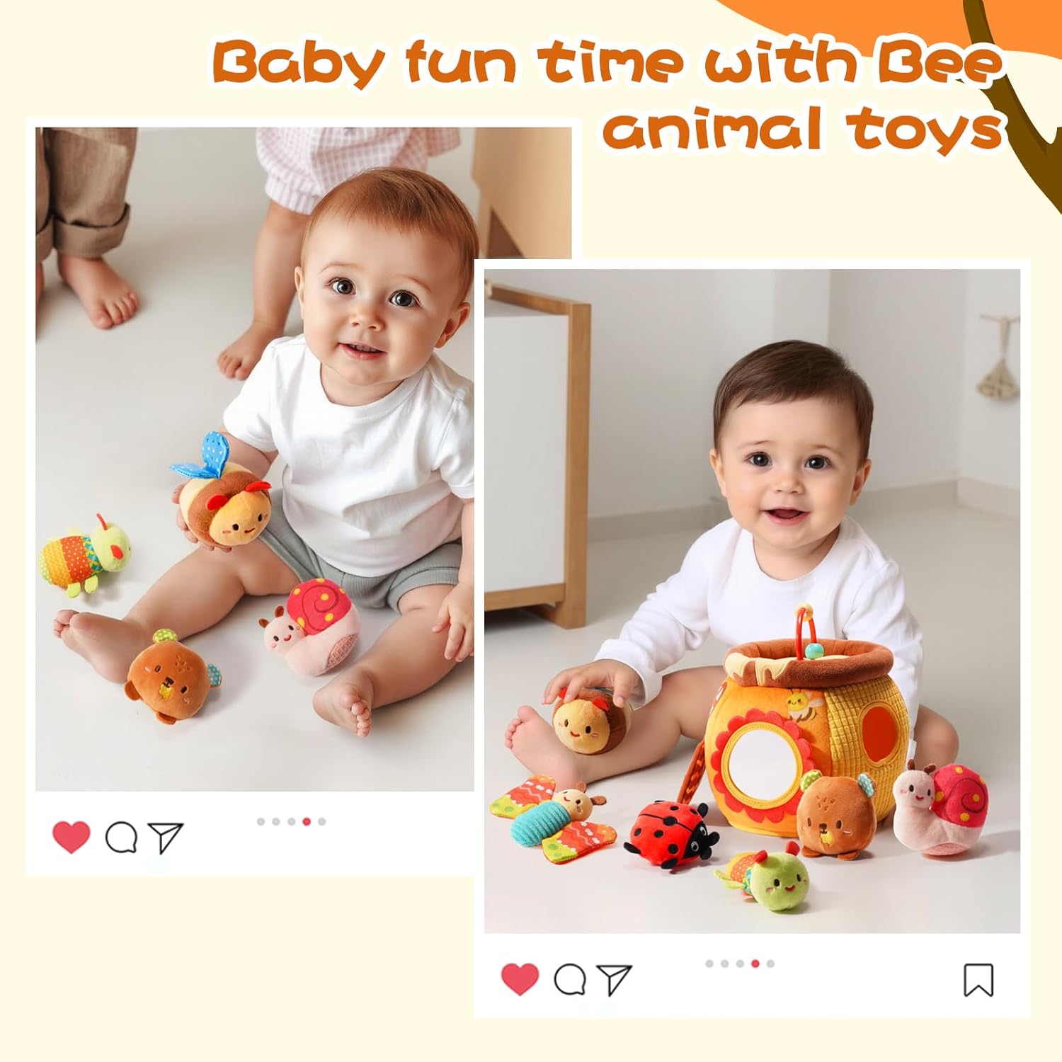 Koty Bijenhuis Sensorisch Speelgoed | 0–12 Maanden