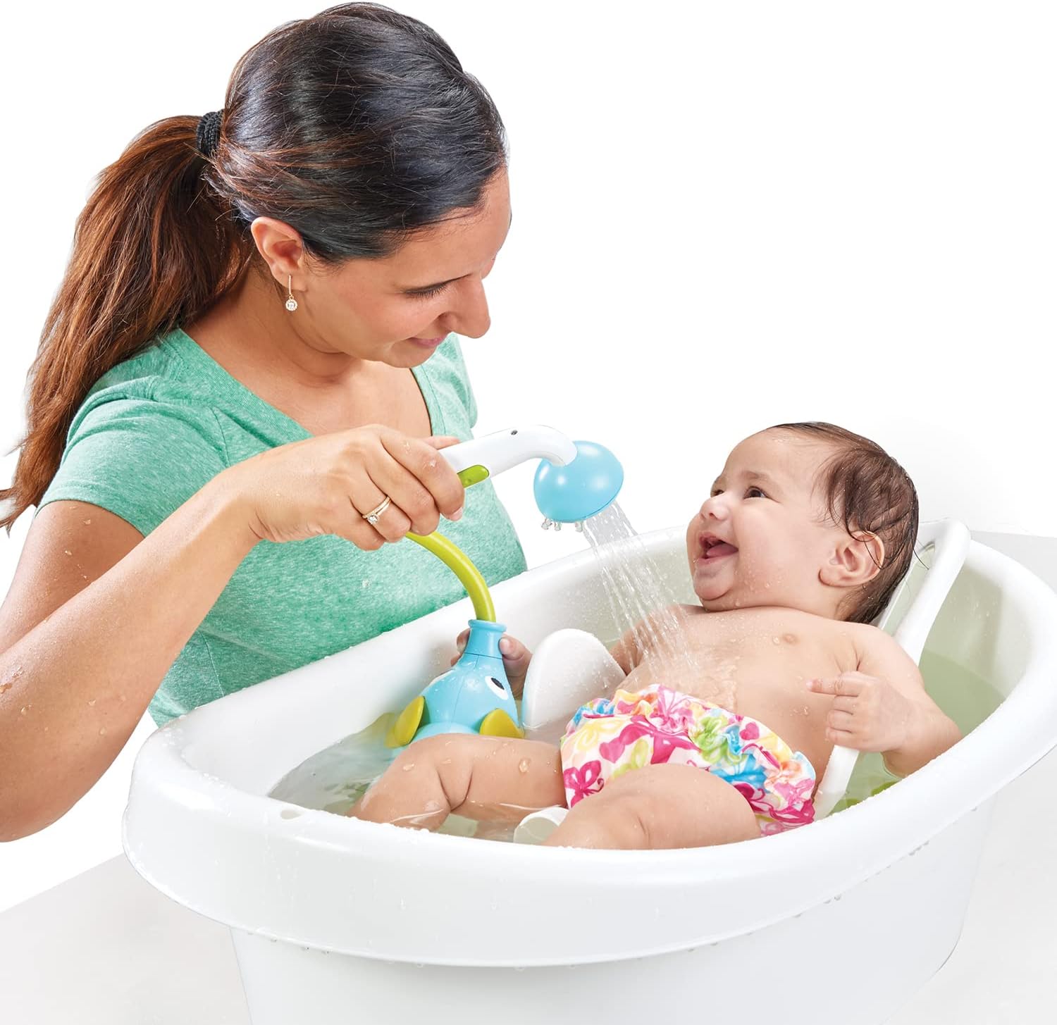 Olifant bad douchekop|Baby waterpomp met slurfuitloop verstelbare waterstroom