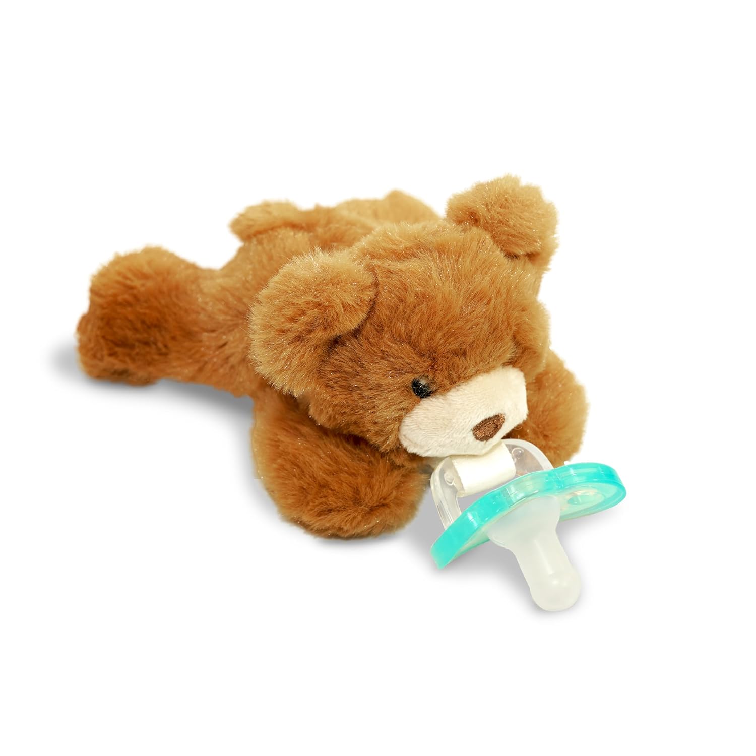 Draagbeer Pacifier Houder | USA Gemaakt, BPA-Vrije Fopspeen & Pluche | Perfect Baby Shower Cadeau