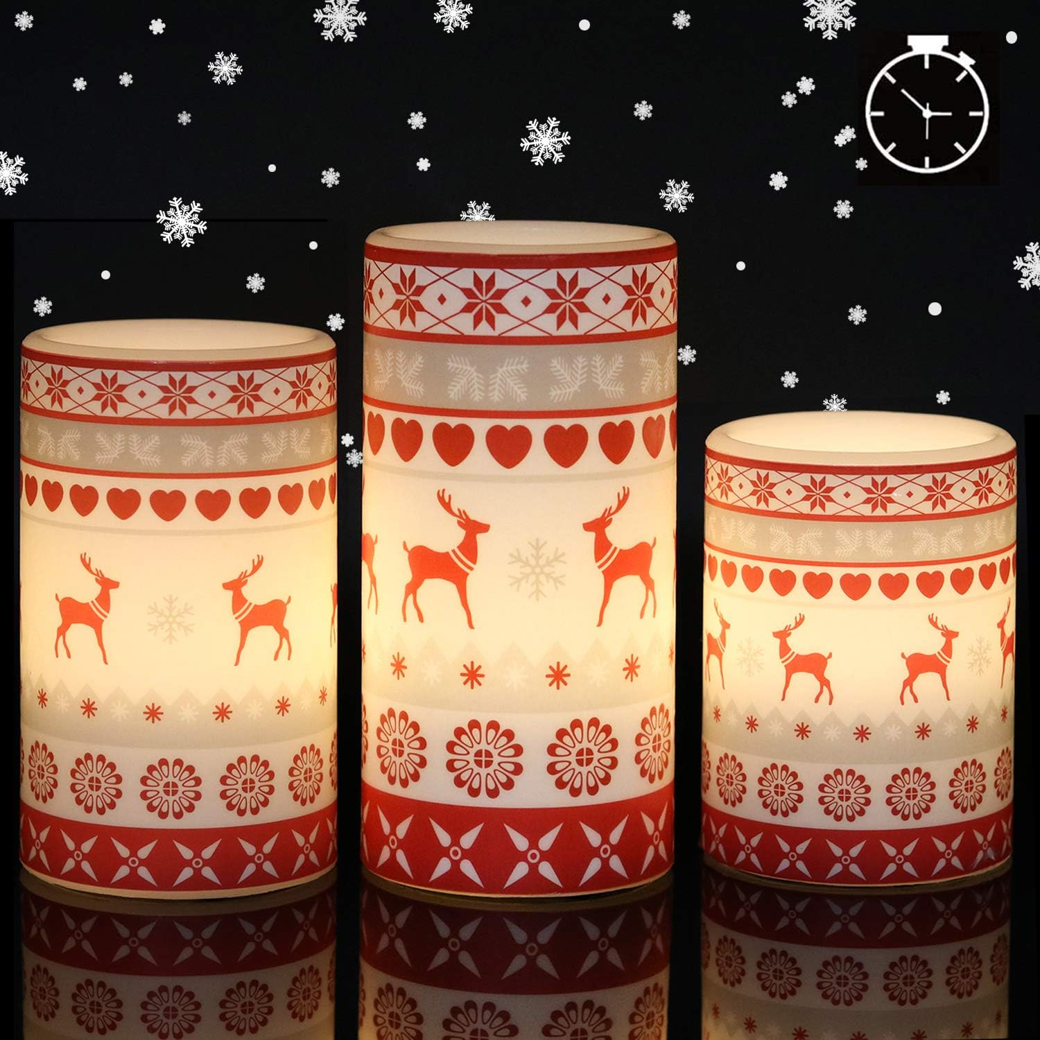 6 stuks LED kaarsen met afstandsbediening | Halloween decoratie zonder vlam
