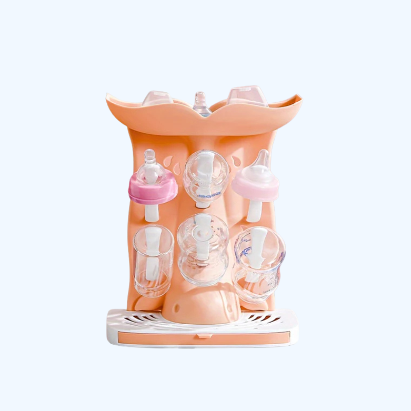 Babyflessen afdruiprek | Ruimtebesparend afdruiprek voor omgekeerde flessen en bekers, opslag en organisatie