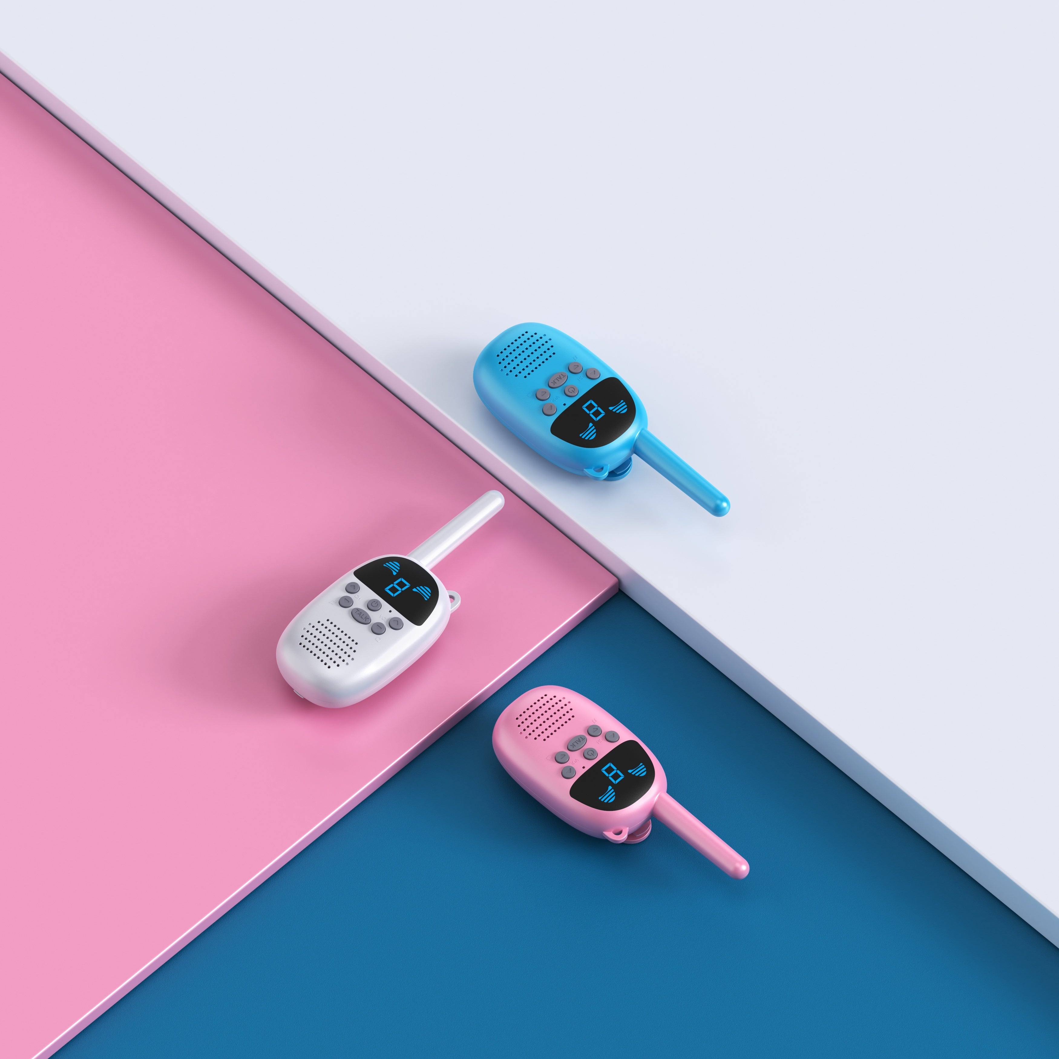 Walkie Talkie Set voor Kinderen - 2 Stuks Portofoons voor Jongens en Meisjes - Talkie Walkie Enfant met Groot Bereik tot 2.4km - Avontuur Buitenspeelgoed Cadeau