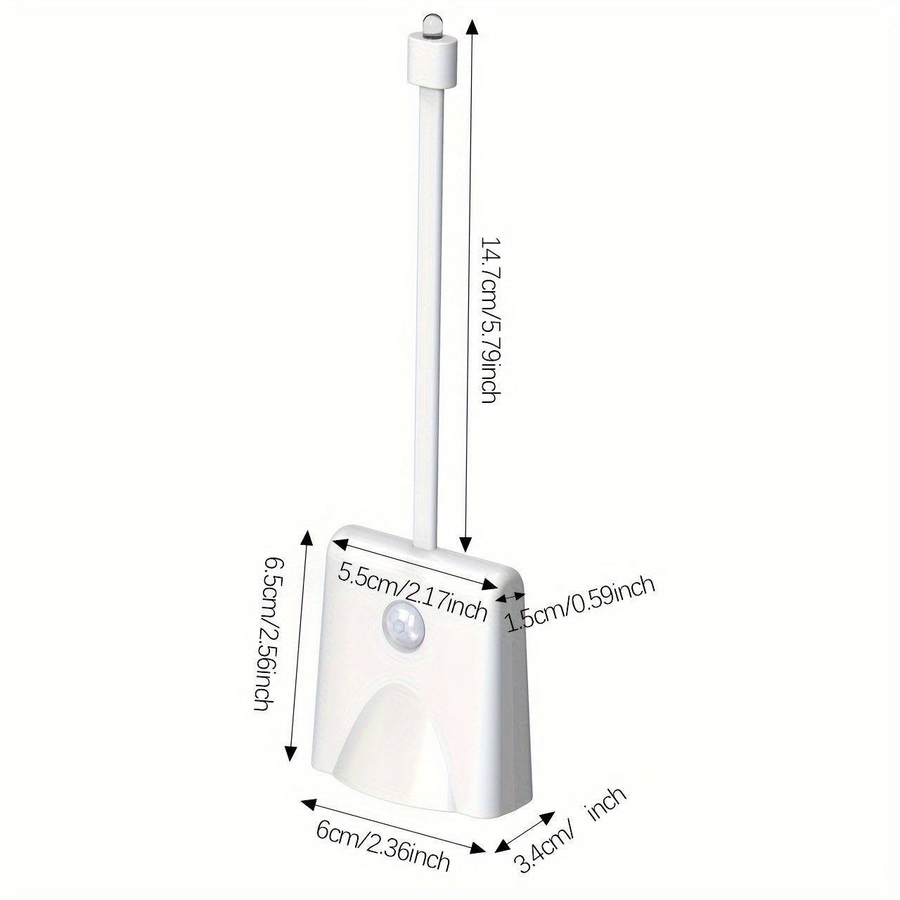 Toilet nachtlampje LED | USB oplaadbaar met bewegingssensor, grappig badkameraccessoire