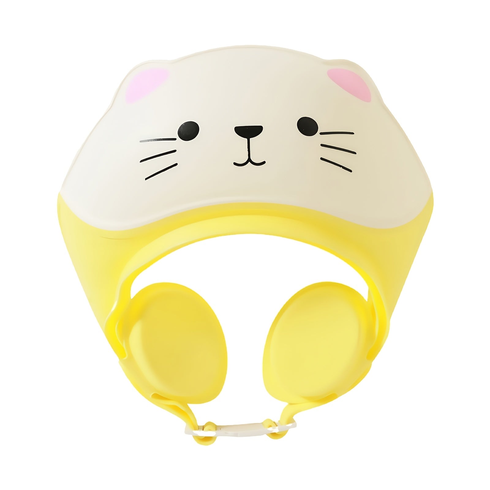 Verstelbare Douchemuts voor Baby en Kinderen - Badmuts met Kat Thema voor Jongens en Meisjes - Oog- en Oorbescherming tijdens Haarwassen voor Peuters