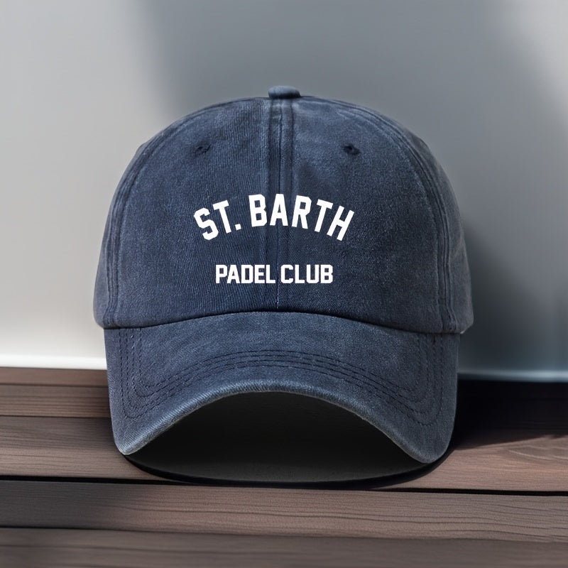 Vintage Cap Unisex | Verstelbare Padel Pet met Metalen Gesp | Lichtgewicht Sportieve Hoed voor Mannen & Vrouwen