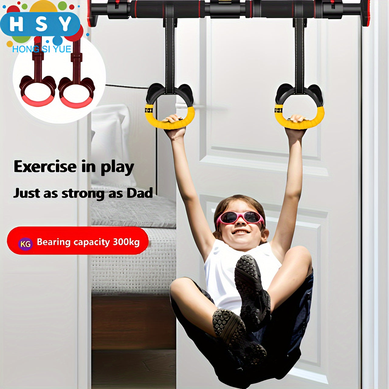 Fitness Ringen | Oefen- en stretchringen voor thuisgebruik – inclusief handgrepen