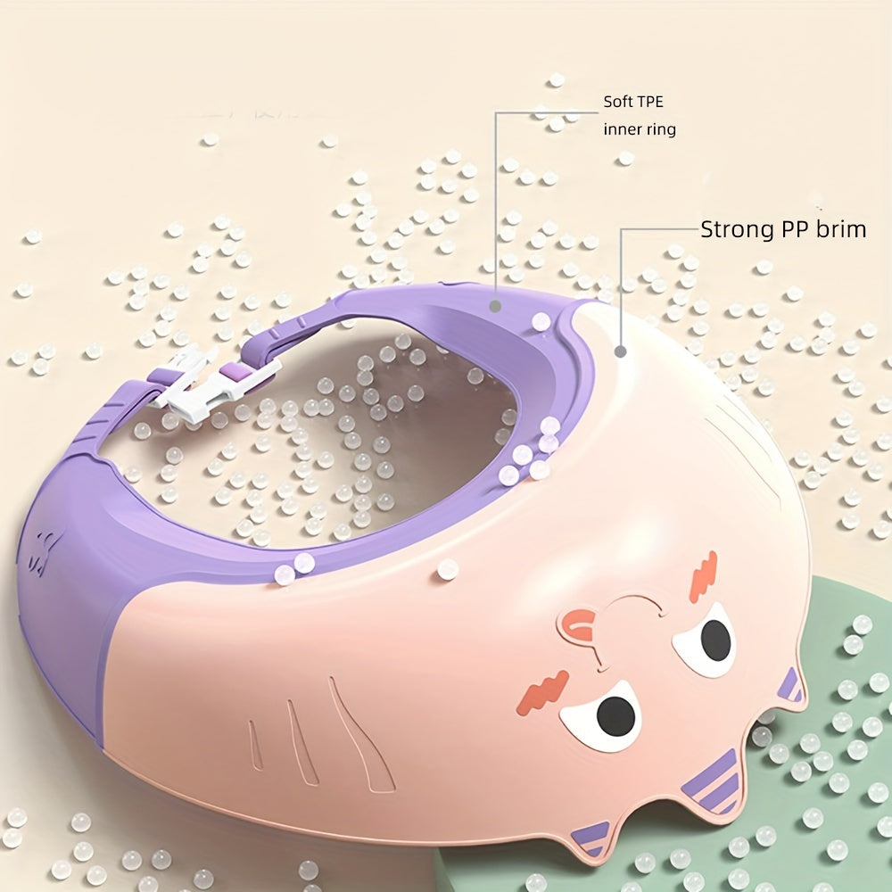 Verstelbare Douchemuts Kind | Beschermt Oren en Ogen met Dierlijk Ontwerp