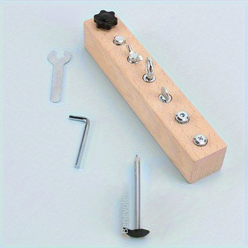 Schroevendraaier leerbord|Motorische vaardigheden & focus – houten speelgoed