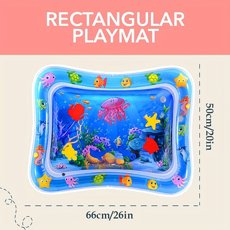 Opblaasbare Premium Watermat voor Buiktijd | Sensorisch Speelgoed voor de Groei en Stimulatie van Baby's en Peuters