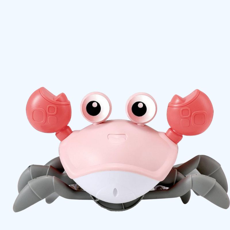 Kruipende Krab Baby Speelgoed | Dierlijke Baby Sensorische Buiklig Speelgoed Leren Kruipen Wandelen Peuter Cadeaus
