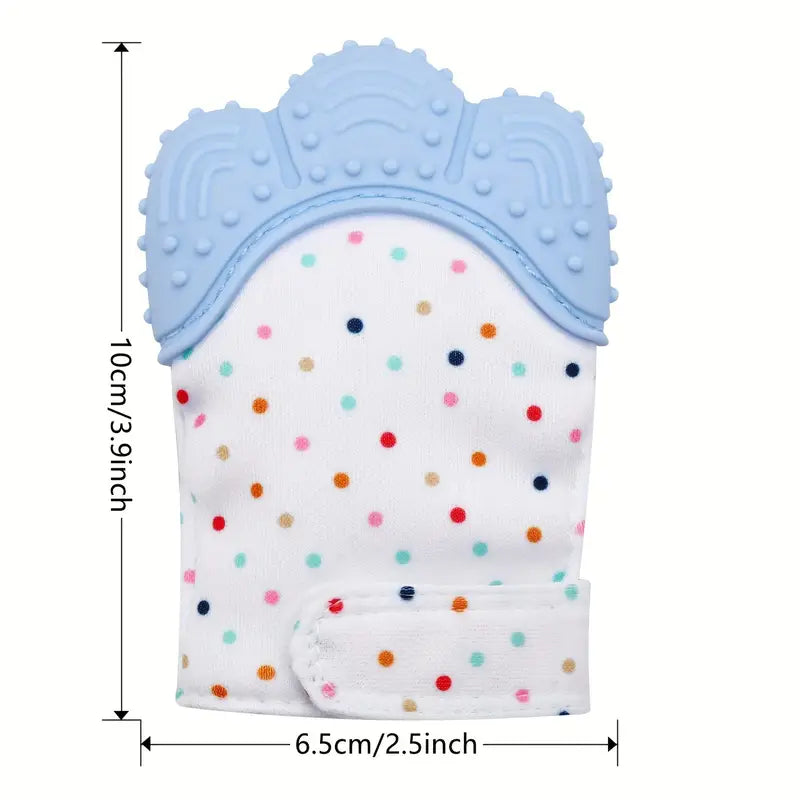 2-Pack Baby Bijtringen Handschoenen | Silicone Beschermende Teething Mouwen voor Baby's