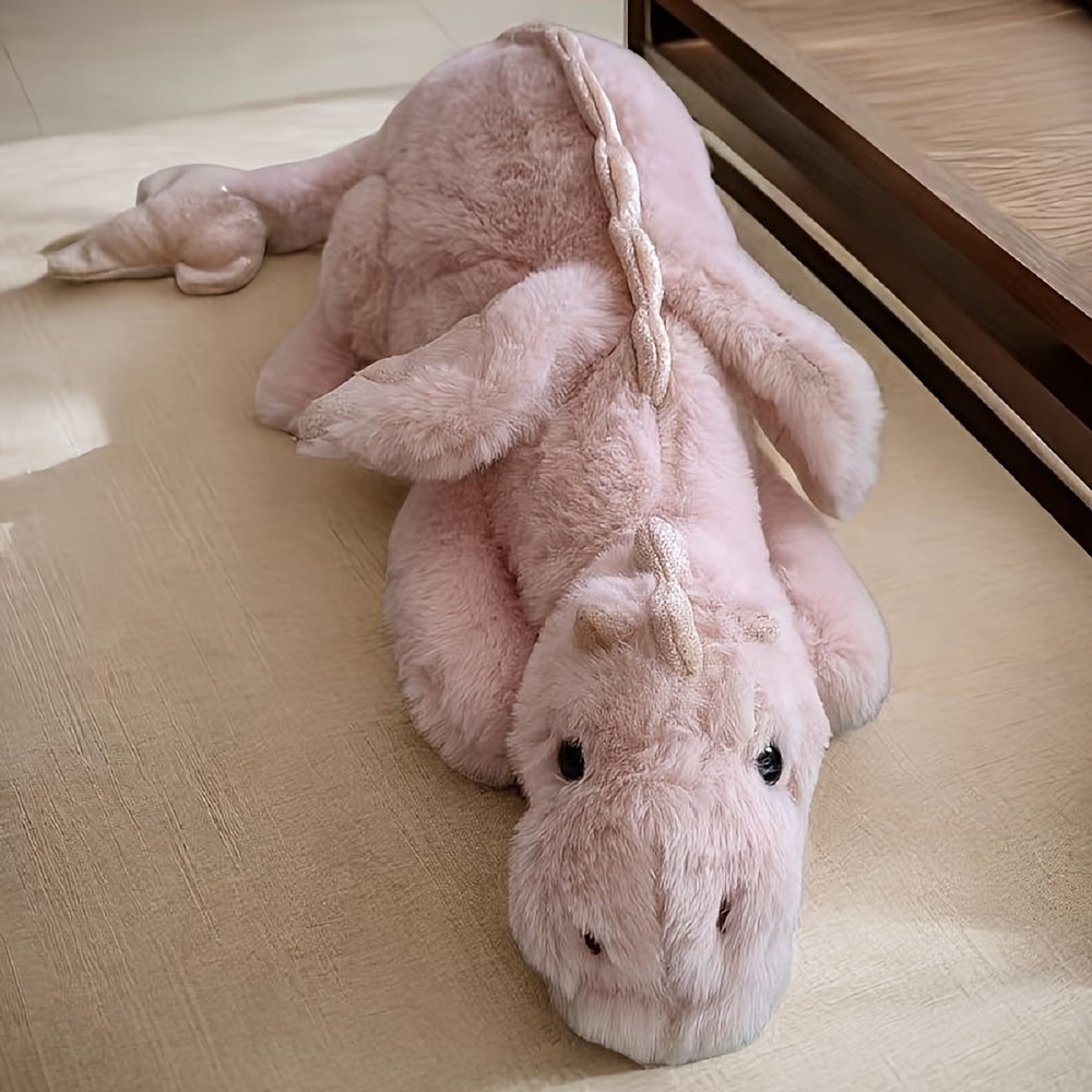 Knuffelige Dinosaurus Pluche Kussen - Zacht, Lange Nek Gevuld Dier voor Meisjes & Vrouwen - Perfect Verjaardagscadeau, Woonkamer Sofa Decor in Roze/Groen/Blauw, Pluche Speelgoed, Dinosaurus, Kussen, Woondecoratie