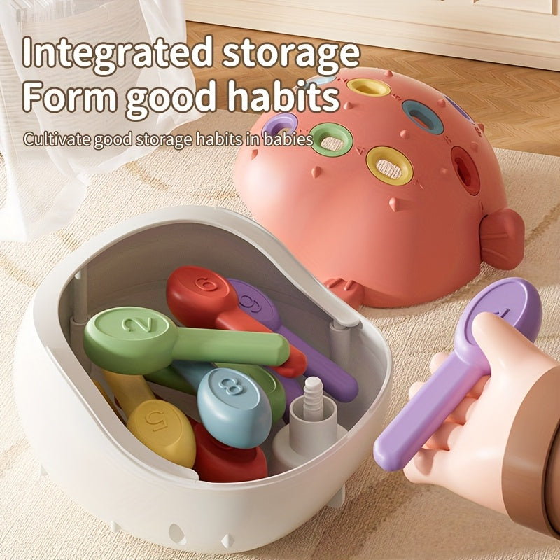 Pufferfish Bouwspeelgoed | Kleurrijke Educatieve Blokken voor Peuters | Cadeau Idee