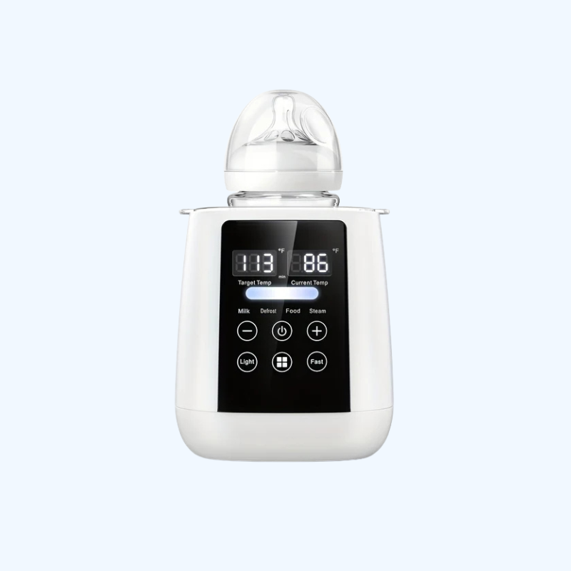 Babyfles Melkverwarmer en Sterilisator | 6-in-1 met Digitale LCD Slimme Temperatuurregeling en Automatische Uitschakeling voor Moedermelk
