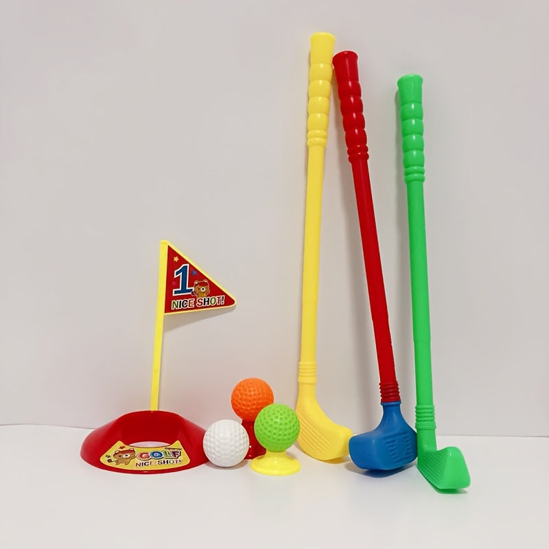 9-Delige Golfclubset voor Kinderen | Outdoor Sport Speelgoed voor Interactieve Leren & Beweging – Inclusief Ballen