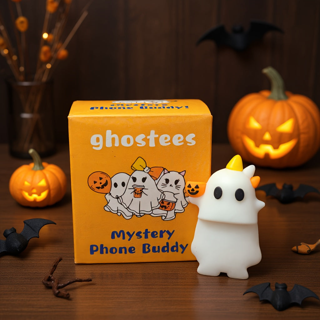 Spookje Halloween Telefoonversiering | Leuke Stick-On Decoratie voor Smartphone of Tablet