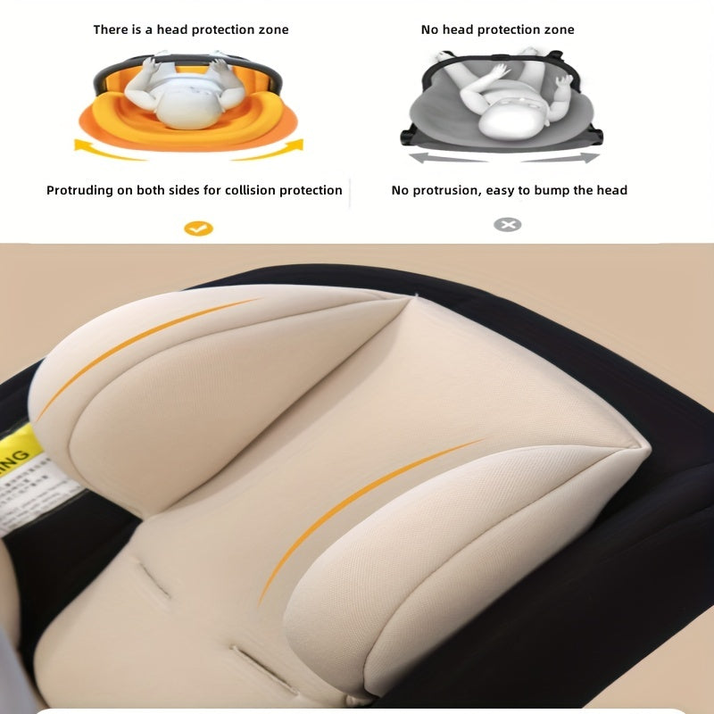Kinderwagen Zitkussen | Verstevigd Nek- en Taille Ondersteuningskussen met Verwijderbare Twee Segmenten voor Draagmand Kinderwagen