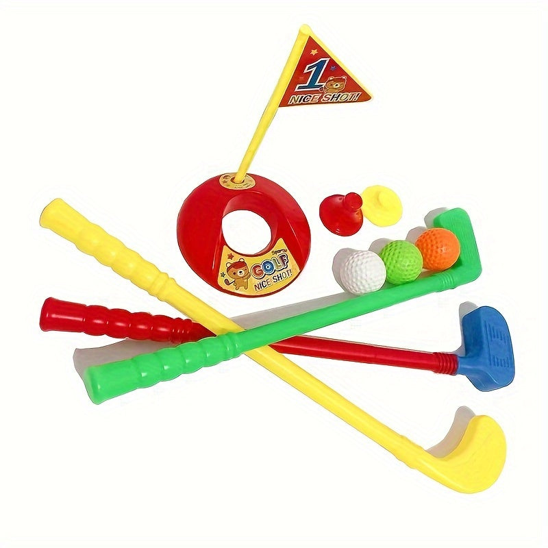 9-Delige Golfclubset voor Kinderen | Outdoor Sport Speelgoed voor Interactieve Leren & Beweging – Inclusief Ballen