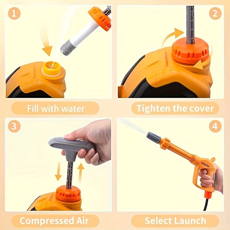 Kinderen Autowas Speelgoed | Met Spuit, Spons & Handdoek