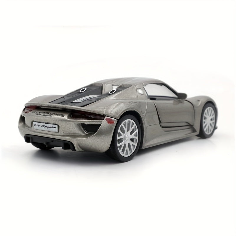 Porsche 918 Spyder speelgoedauto 1:36 - Leuk voor kinderen en perfect als verjaardagsgeschenk.