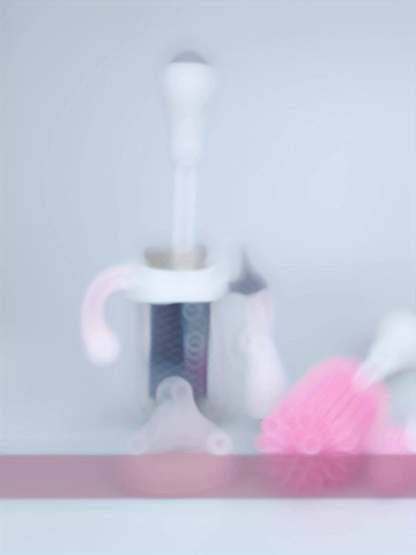 3-in-1 Siliconen Flesvoedingsborstel Set met Rietjesborstel voor Sippy Cups