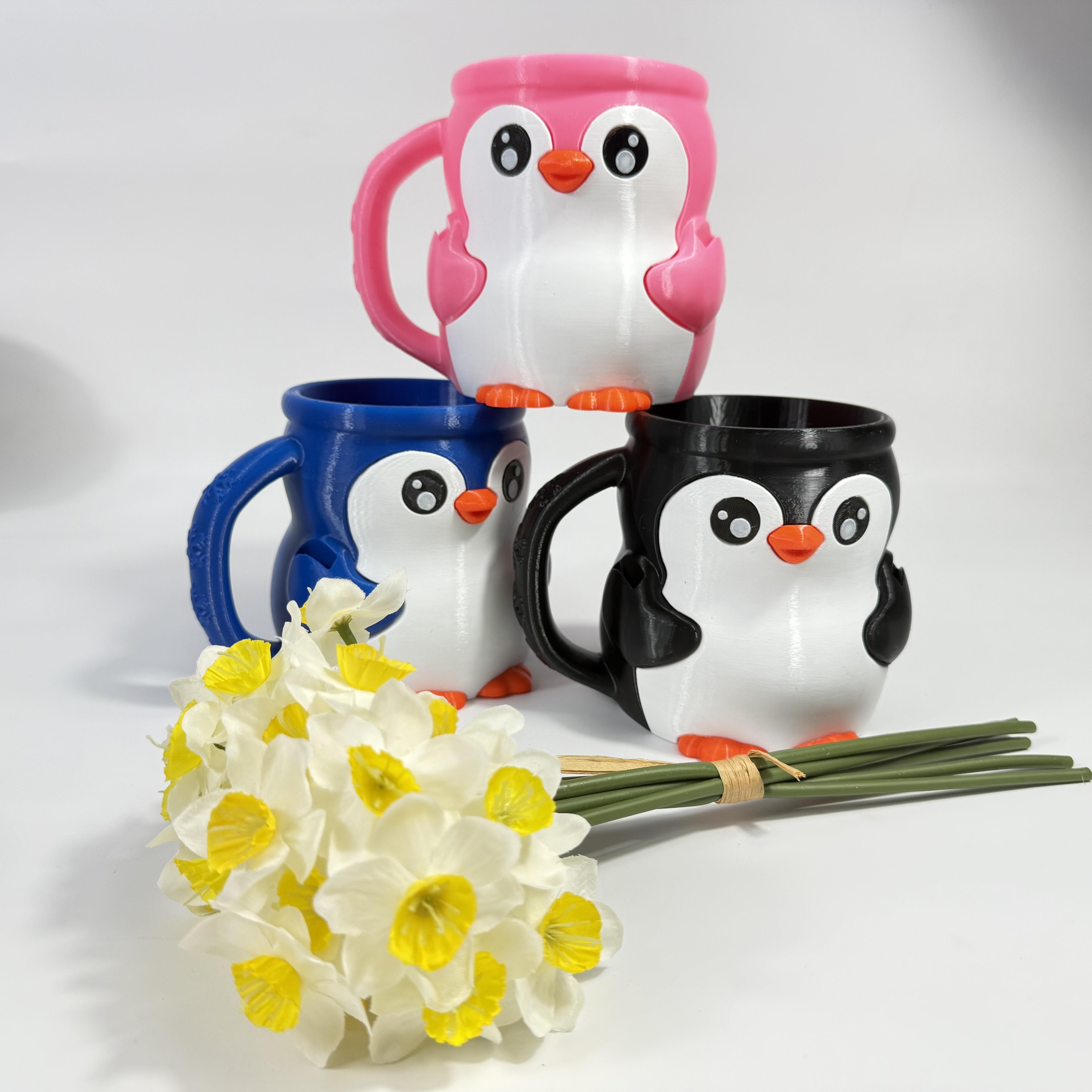 Herbruikbare Pinguïn IJsbekers | Antislip IJsstandaard en Leuke Decoratie