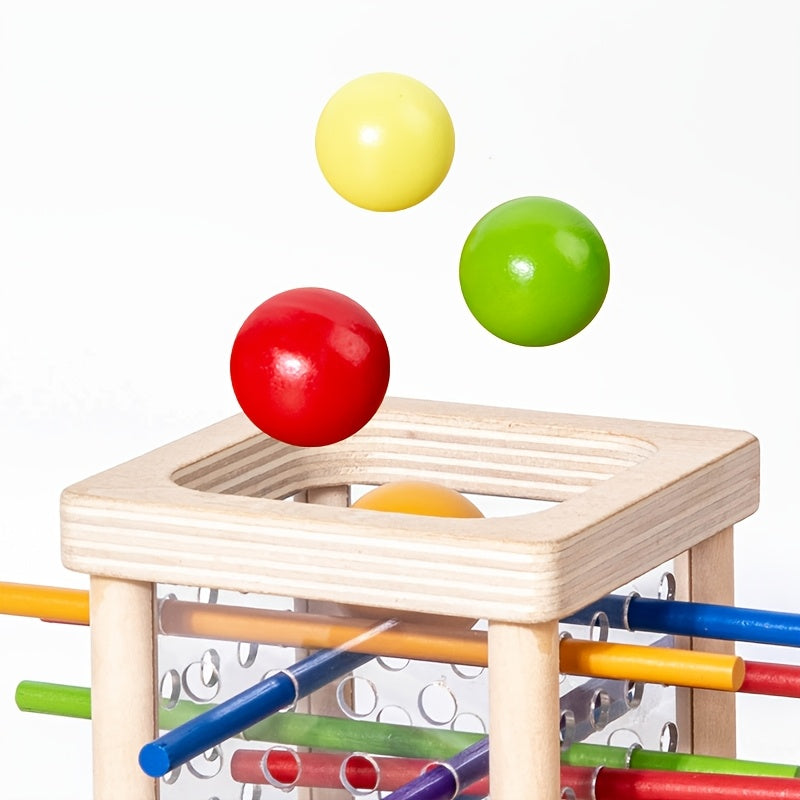 Houten Stapelspel | Kleuren & Vormen Leren, Perfect voor Ouder-Kind Plezier | Educatief Speelgoed | Indoor Speelgoed