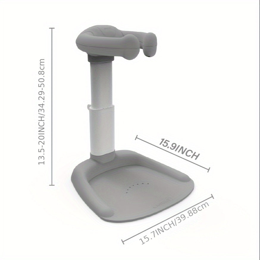 Verstelbare Kinderdouche & Badsteun | Antislipstoel voor Kinderen, Duurzaam & Grijs
