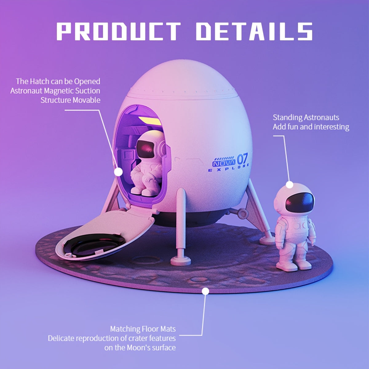 Astronaut Galaxy Licht Projector |  Plafond Nachtlampje met Timer, Voor Slaapkamer