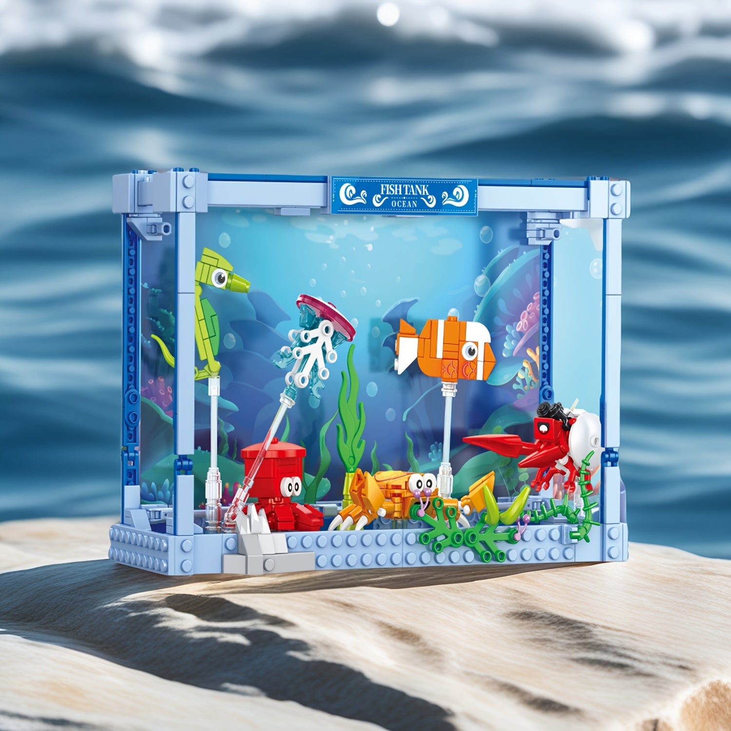 Oceaan Aquarium Bouwset | 391-delig Marine Dieren Educatief Speelgoed