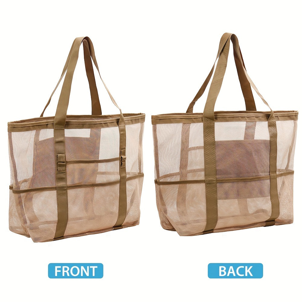 Grote Strandtas 40-50L | Meerdere Vakken | Perfect voor Outdoor