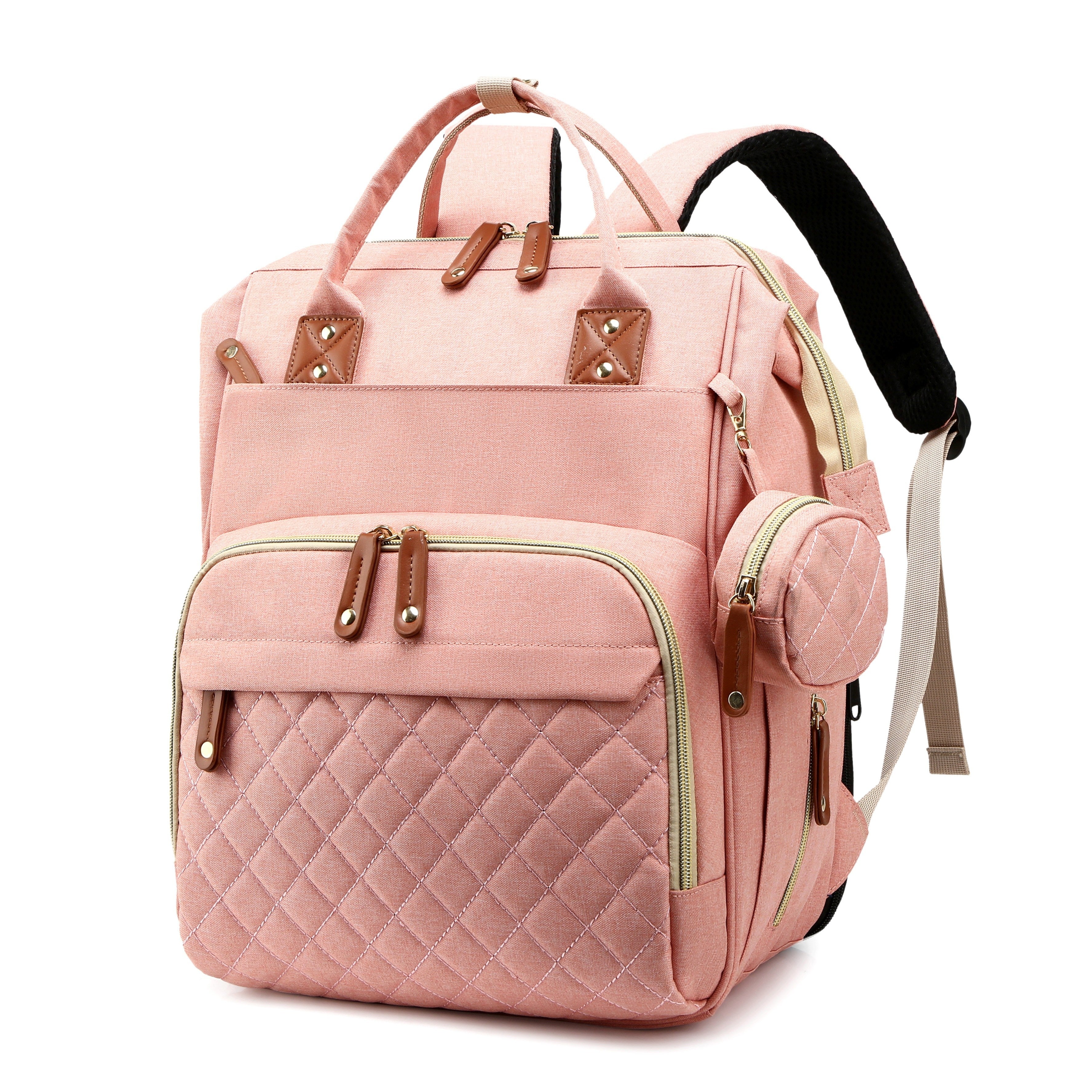 Grote Multifunctionele Waterdichte Luiertas | Trendy Tas met Verschoonstation, Reistas Rugzak