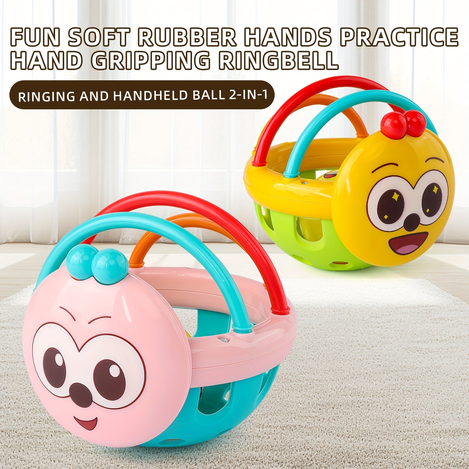 Zachte sensorische bal kleurrijk | Baby speelgoed 0-12m