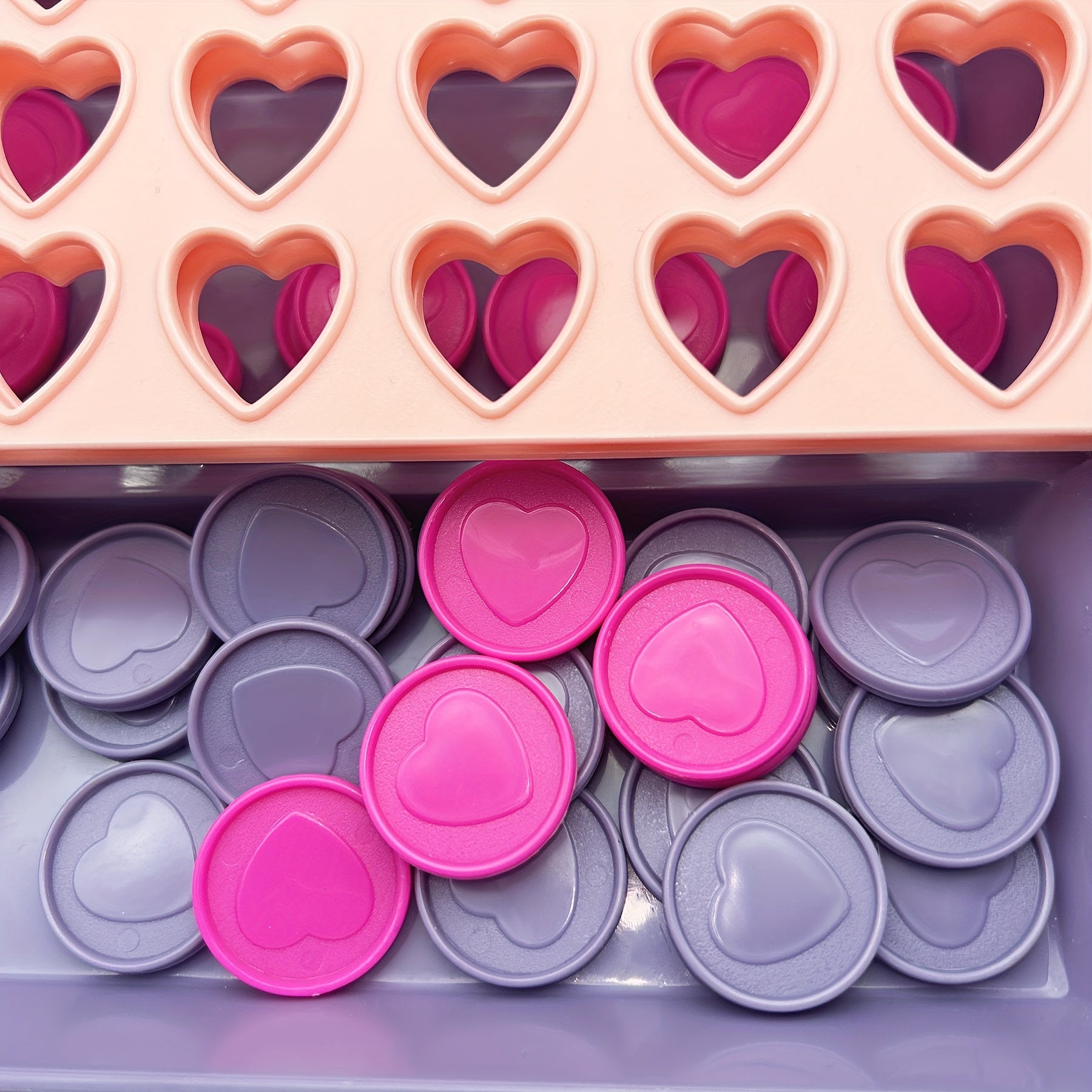 Draagbaar Vier-op-een-Rij Spel | Opvouwbaar Reisspel voor 2 Spelers