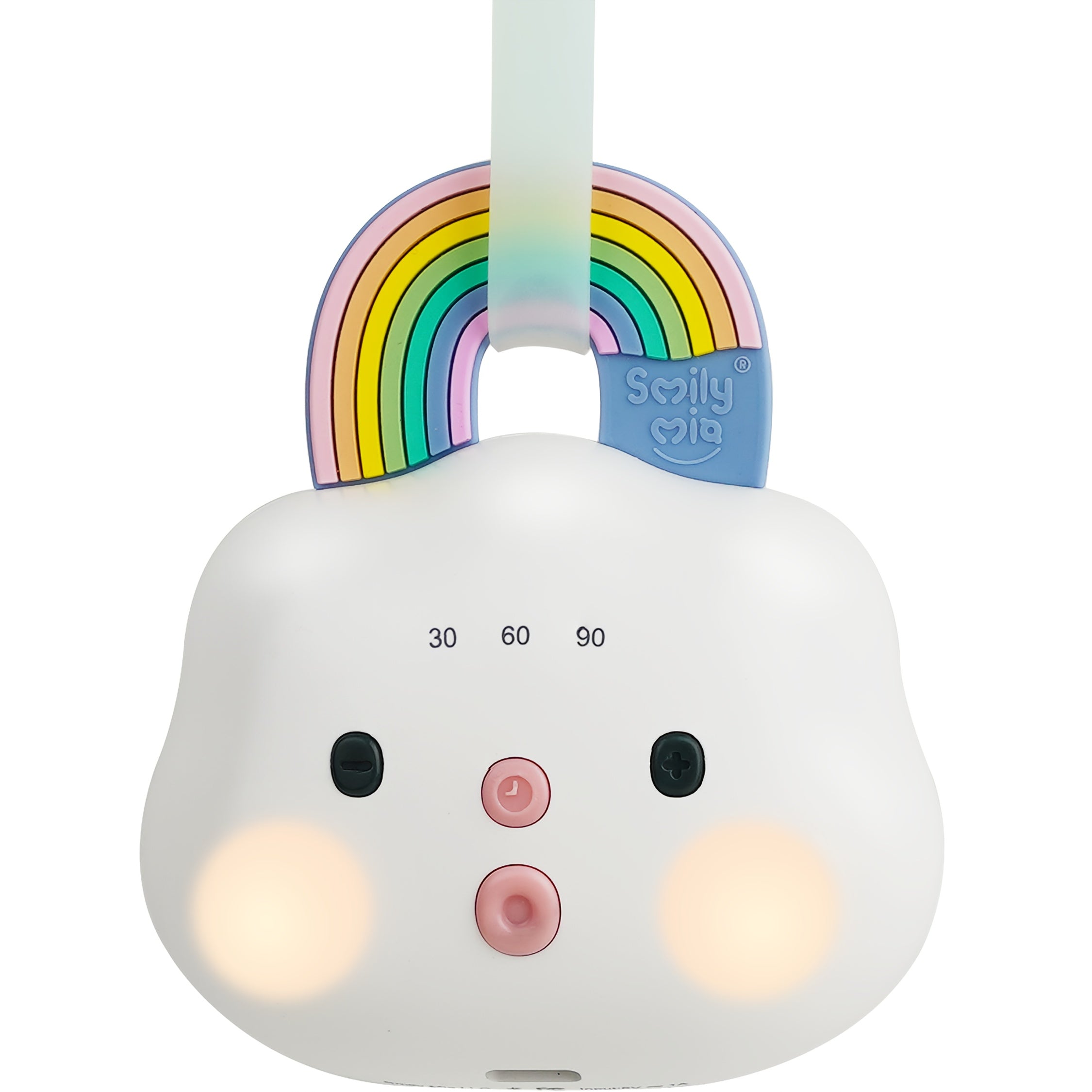 Draagbare Witte Ruis Machine voor Baby's - Slaaphulp met 14 Kalmerende Geluiden voor Pasgeboren Jongens en Meisjes - Ideaal als Kraamcadeau of voor aan de Kinderwagen