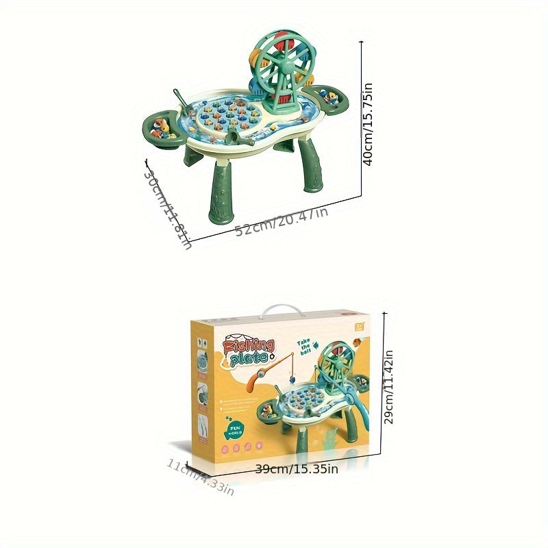 Magnetisch visspel - Origineel groen waterdraaimechanisme, speelgoed voor kinderen.