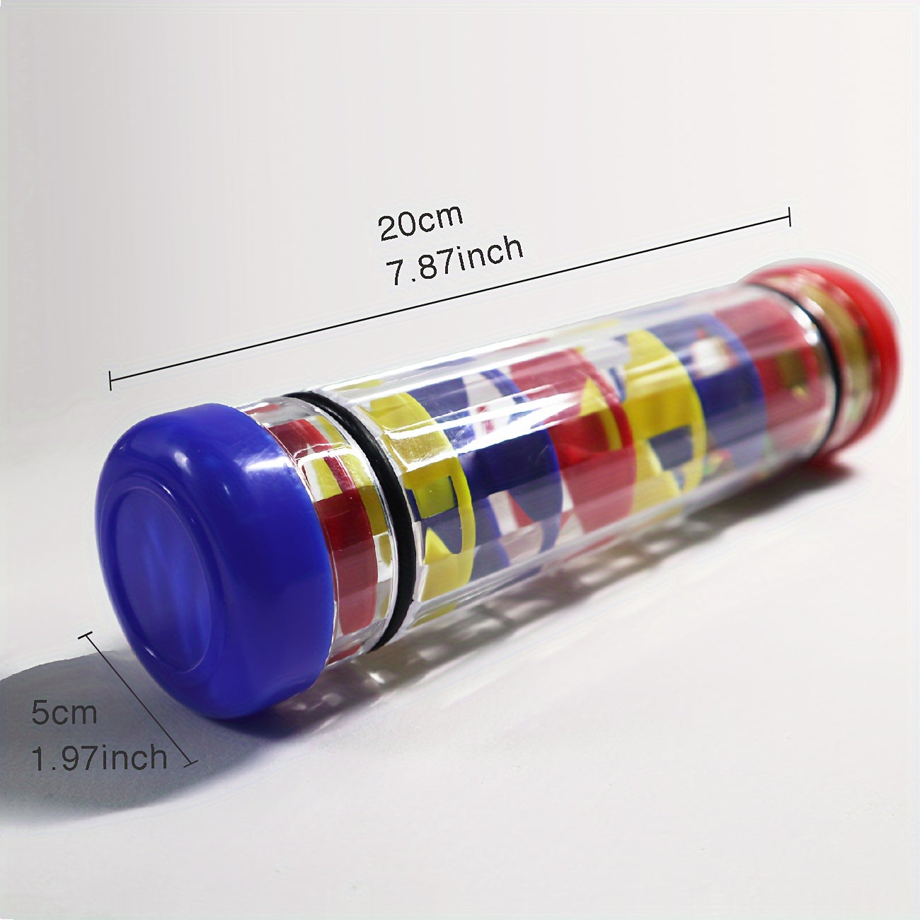 Rainbow Sand Tube Instrument | Sensory Speelgoed voor Muzikale Ontwikkeling en Creatief Spelen | Perfect Cadeau voor Feestdagen