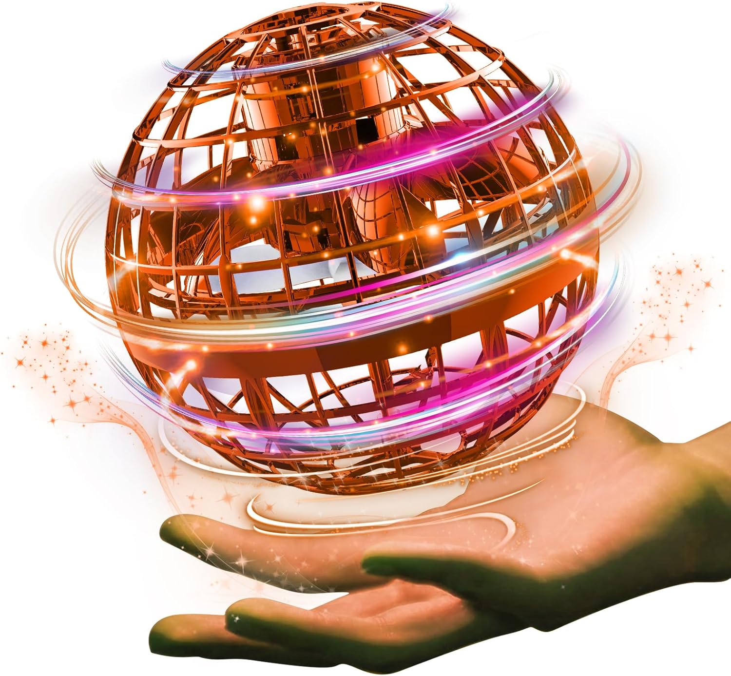 Flying Orb Ball 2025 | Handgestuurde mini drone boemerang speelgoedbal