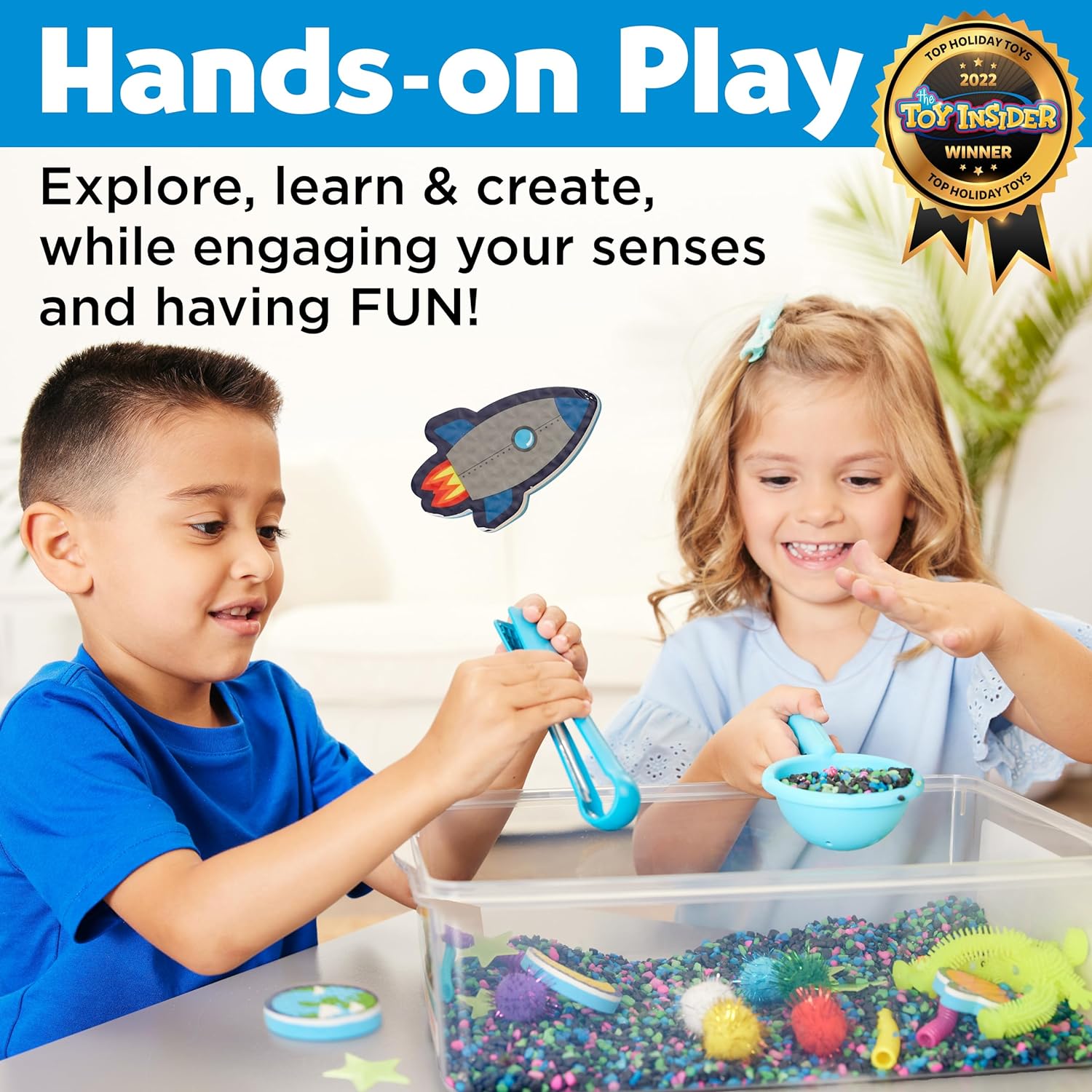 Sensory Bin Construction Zone Speelset | Graafmachine Speelgoed voor 3-5 Jaar Oud | Educatief Buitenspeelgoed en Activiteiten voor Kinderen