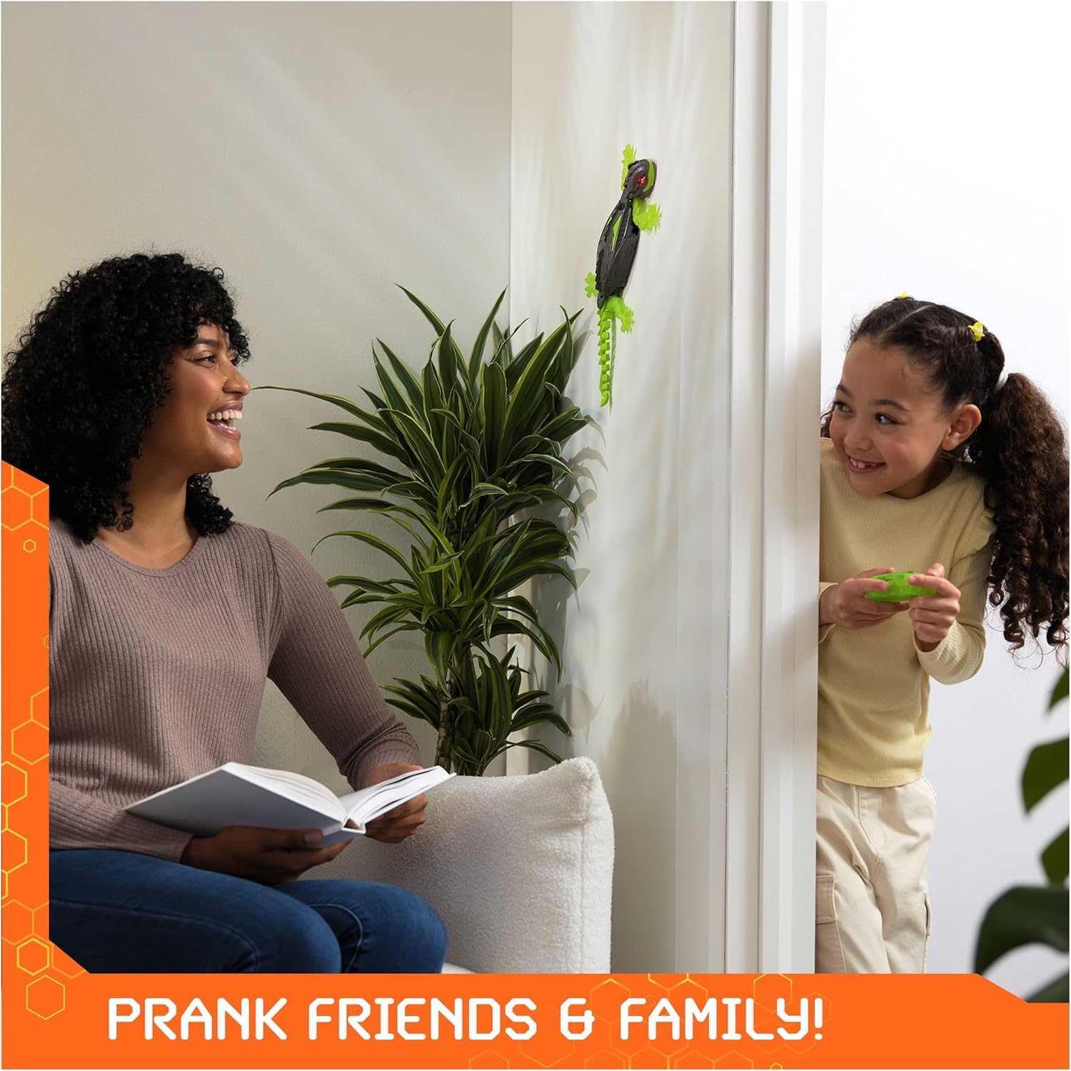 Muurkruipende RC Gecko | Oplaadbare Robot Auto Klimt Tegen Muren, Speelgoed Jongens & Meisjes