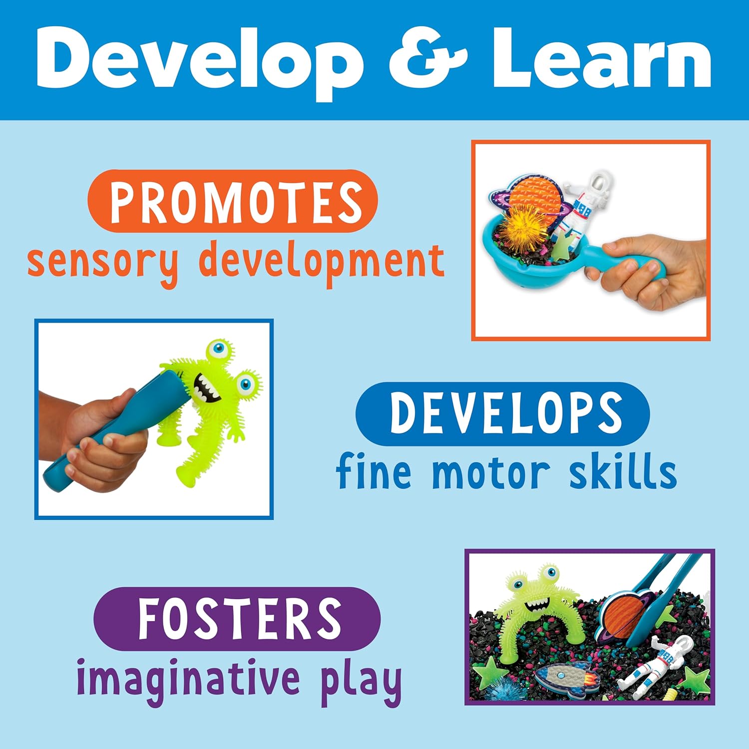 Sensory Bin Construction Zone Speelset | Graafmachine Speelgoed voor 3-5 Jaar Oud | Educatief Buitenspeelgoed en Activiteiten voor Kinderen