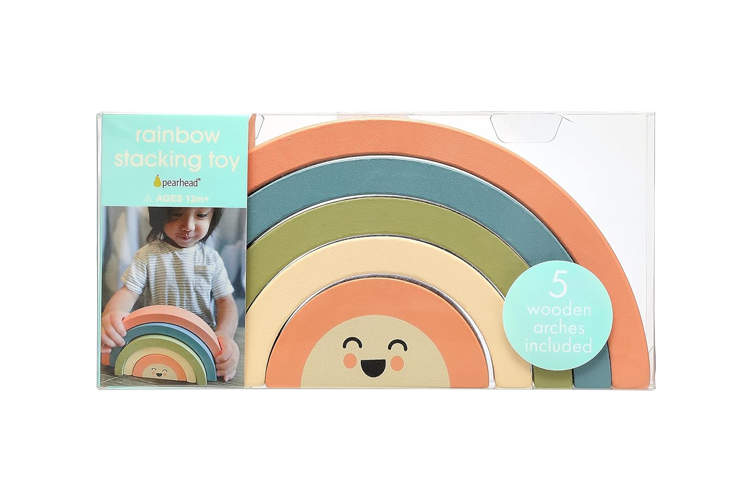 Kerst sneeuwpop stapeltoren | Houten educatief speelgoed