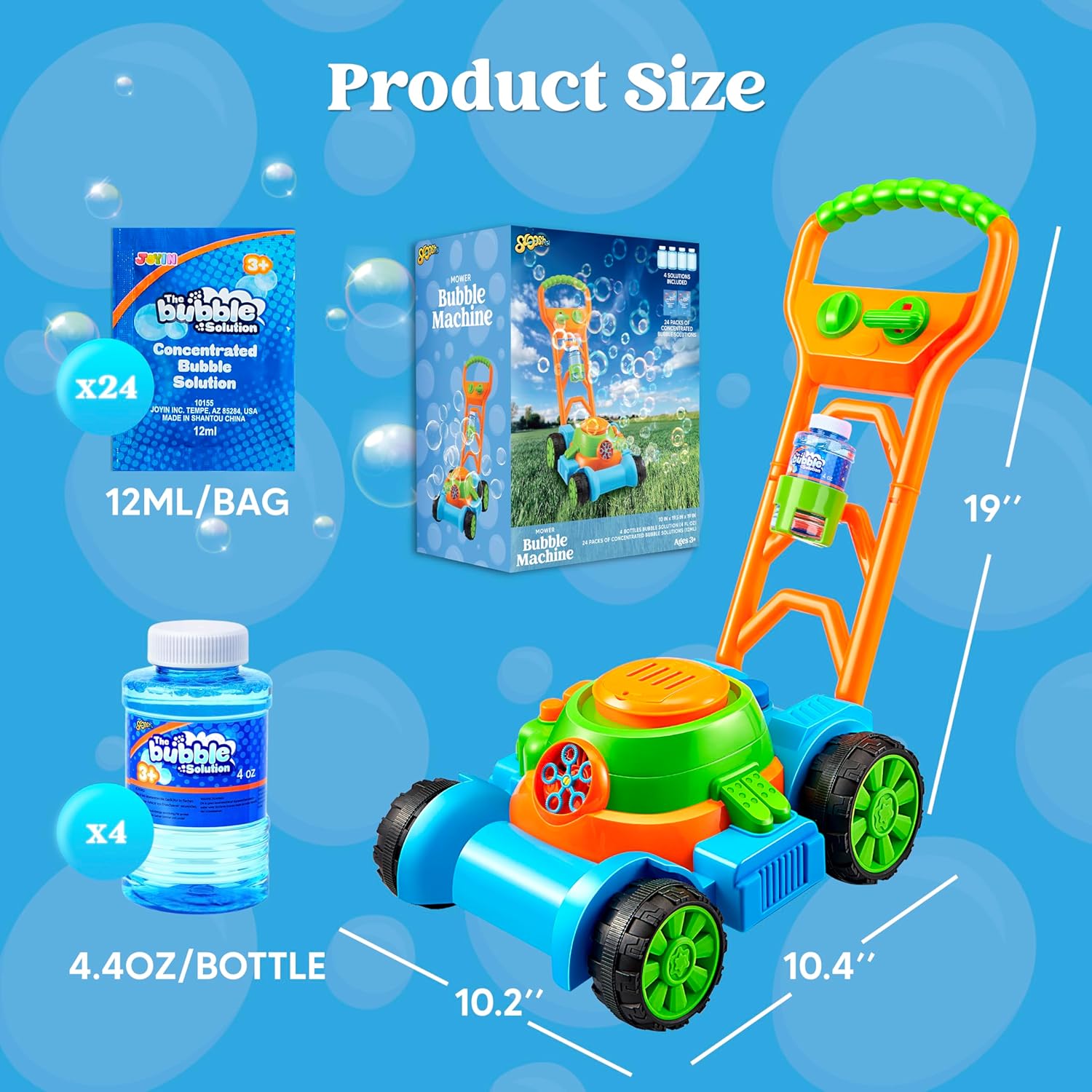 Bubble Grasmaaier voor Peuters | Bubbelmachine voor Buiten Speelgoed voor Peuters en Kleuters