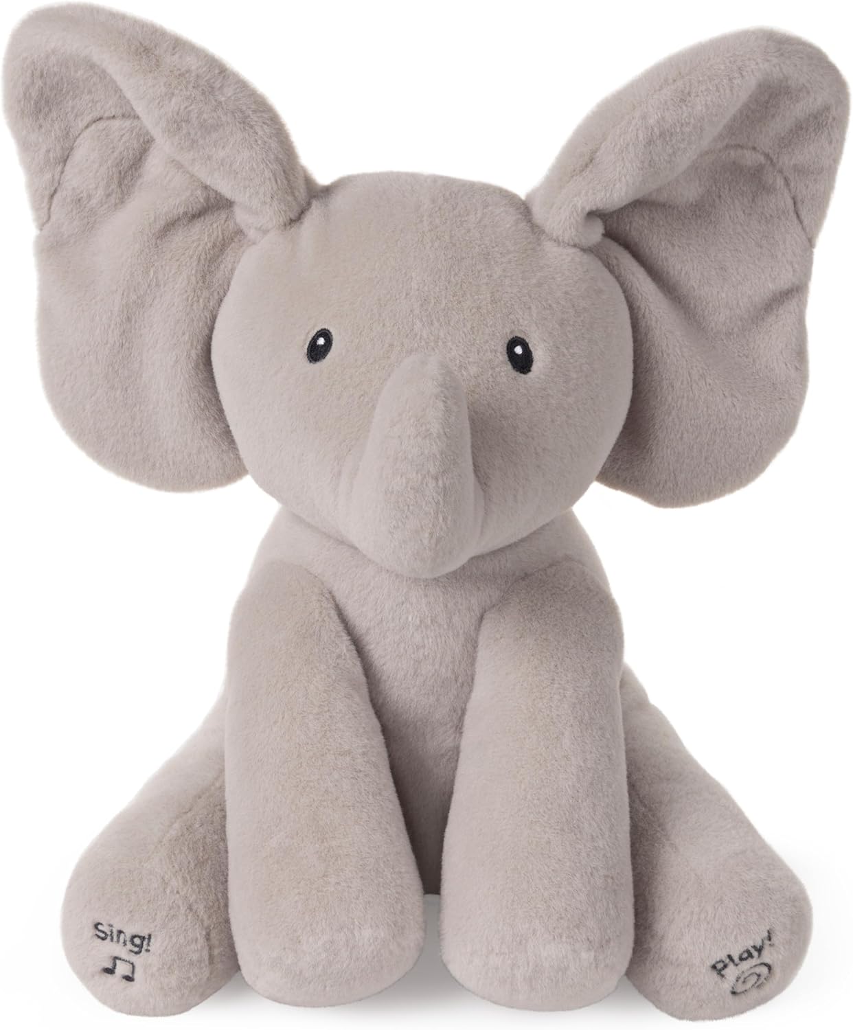 Interactieve Kiekeboe Olifant Knuffel voor Pasgeboren Baby's - Zingend en Flapperend Pluche Speelgoed voor Jongens en Meisjes vanaf 0 Jaar - Bewegend Kraamcadeau