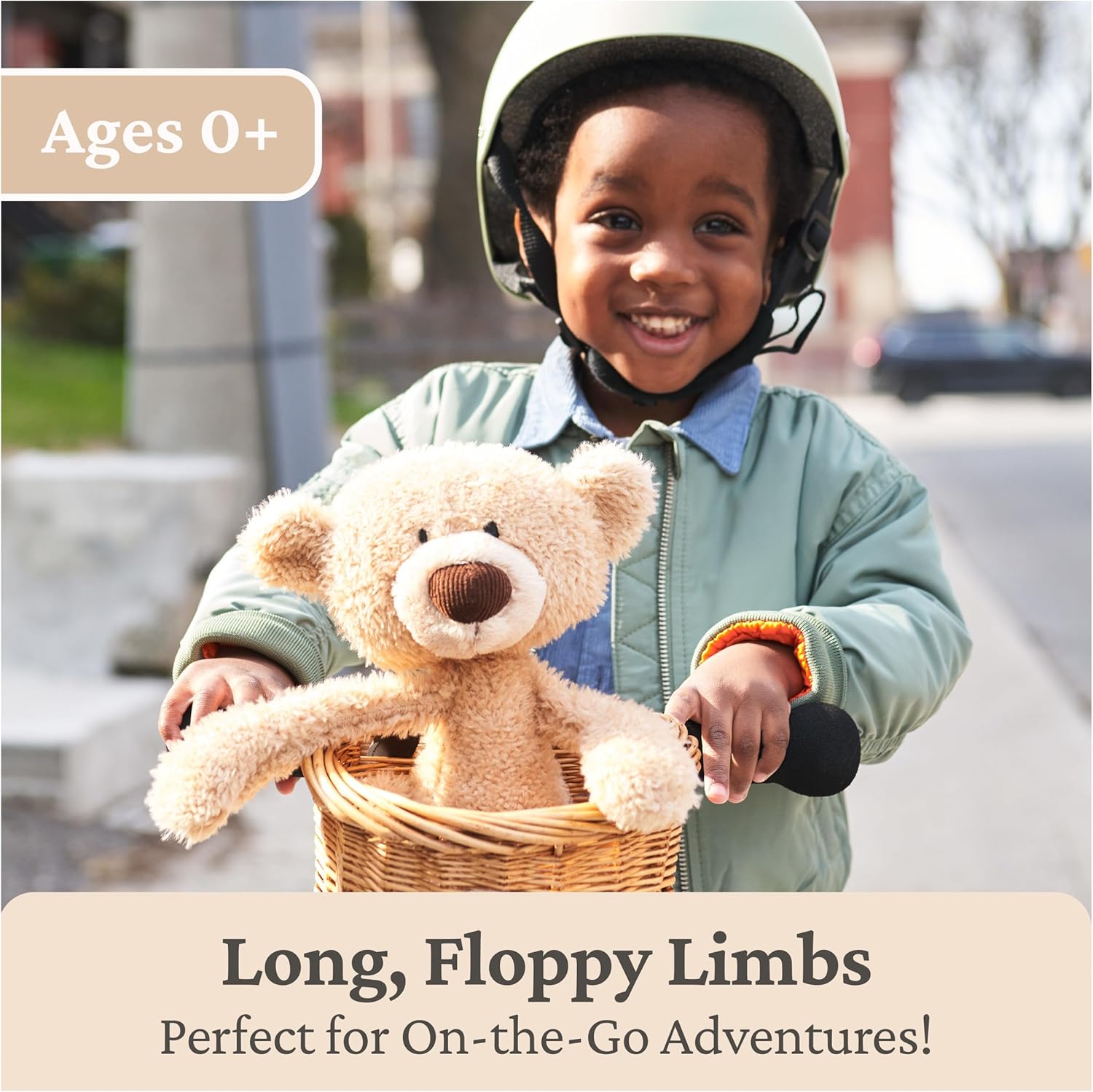 Knuffelbeer Toothpick | Klassiek 38 cm, Beige 1+ Jaar