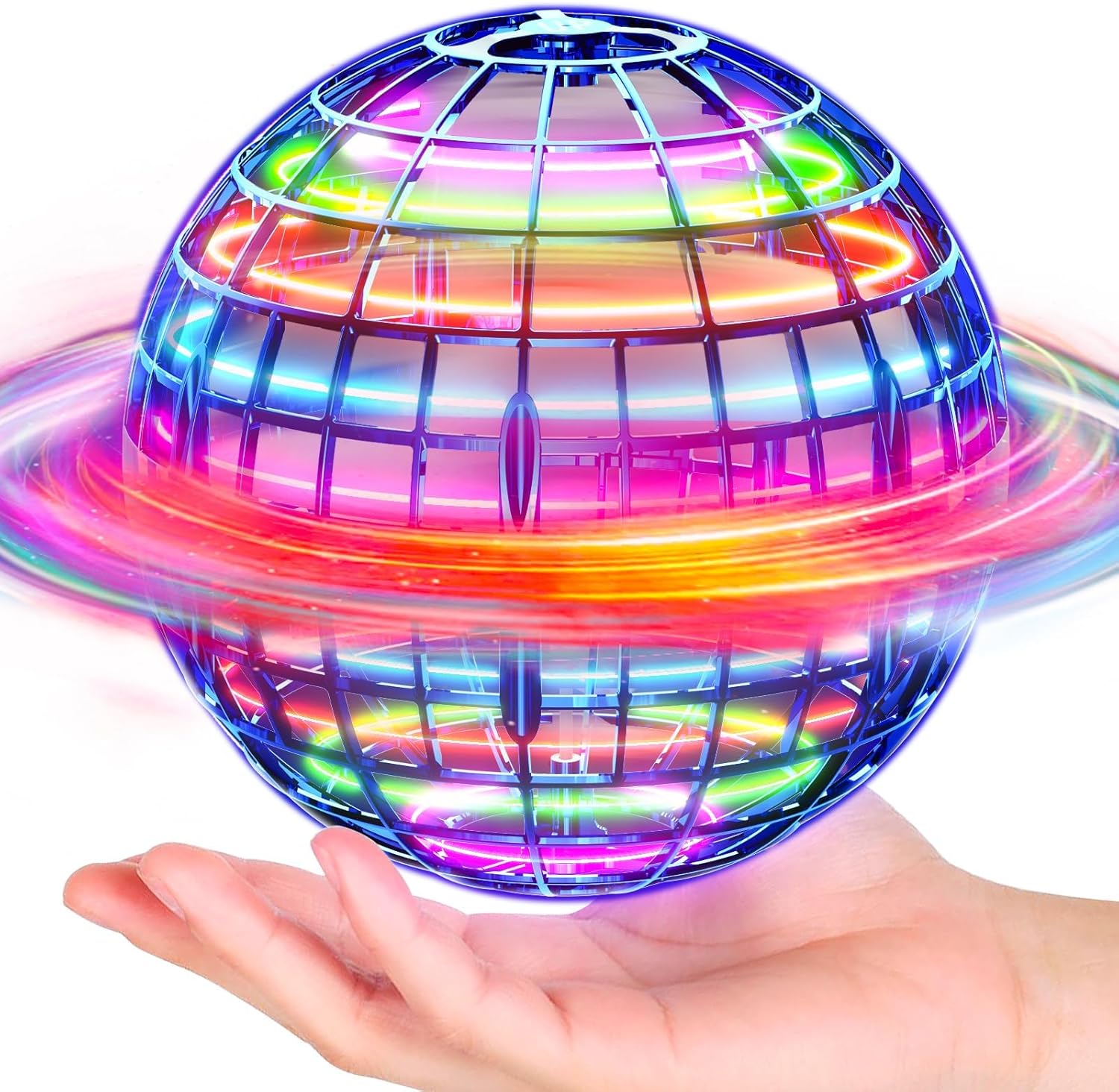 Vliegende Orb Bal  – Magische Zwevende Boemerang Drone met LED Licht | Speelgoed voor Jongens & Meisjes van 6-12 Jaar