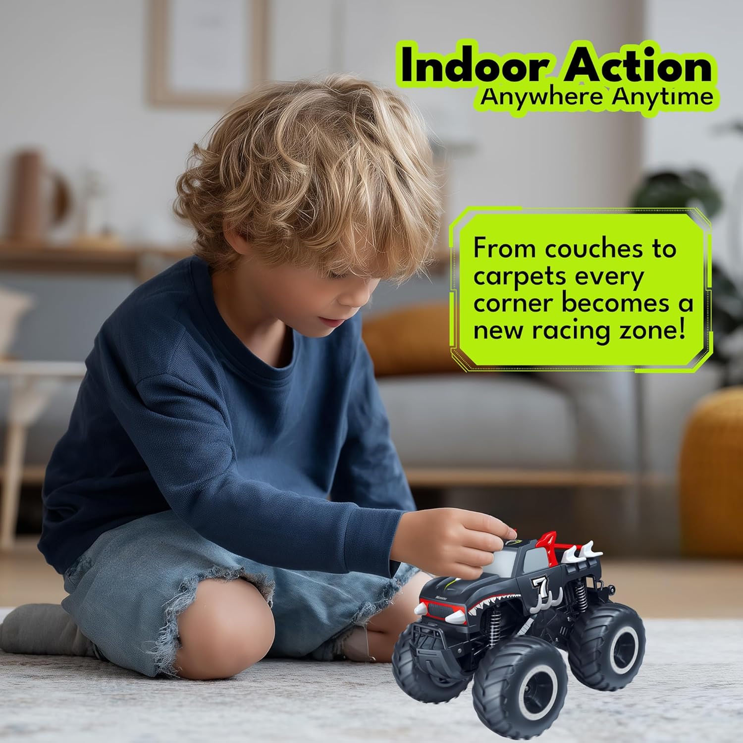 RC Monstertruck 1:16 | 4WD Waterdicht Offroad Auto Speelgoed Jongens 6-12 Jaar