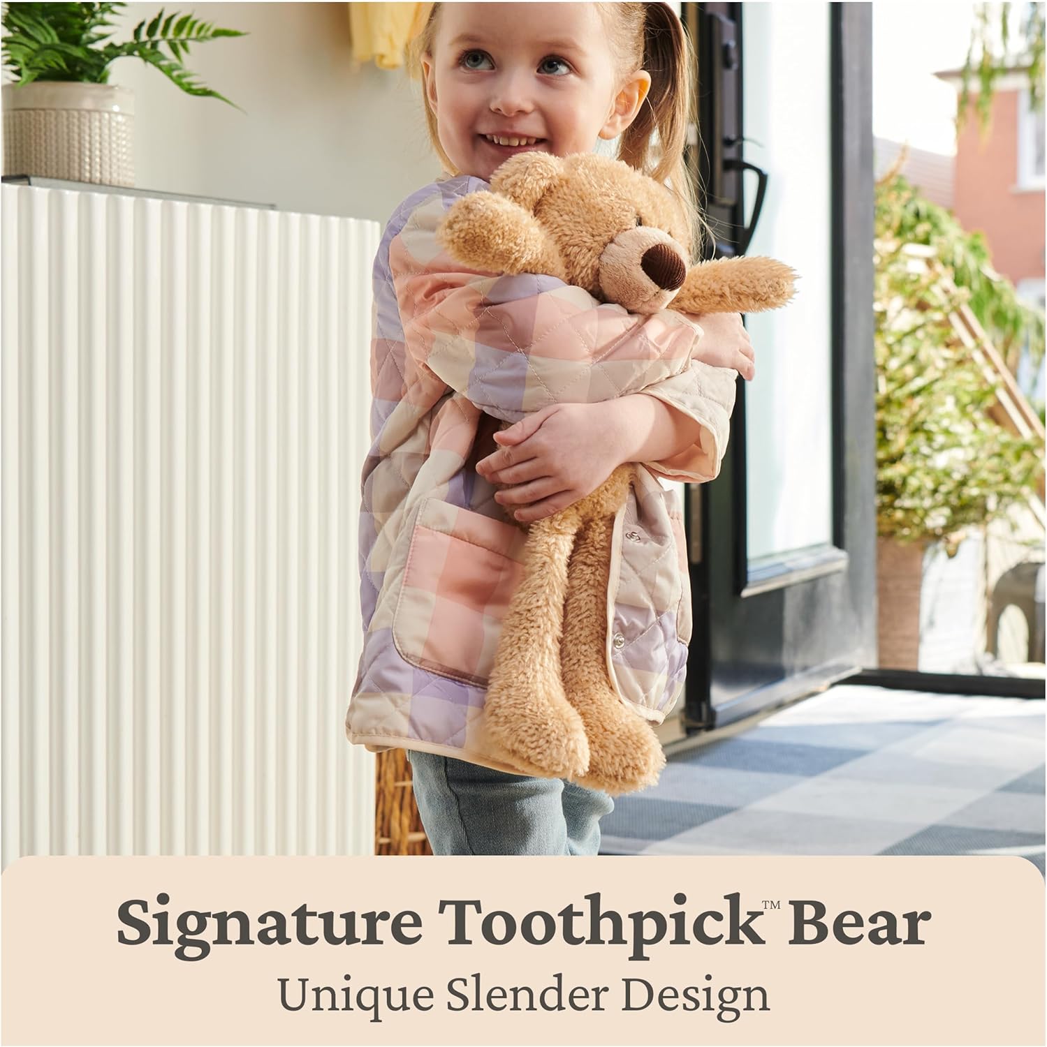 Knuffelbeer Toothpick | Klassiek 38 cm, Beige 1+ Jaar
