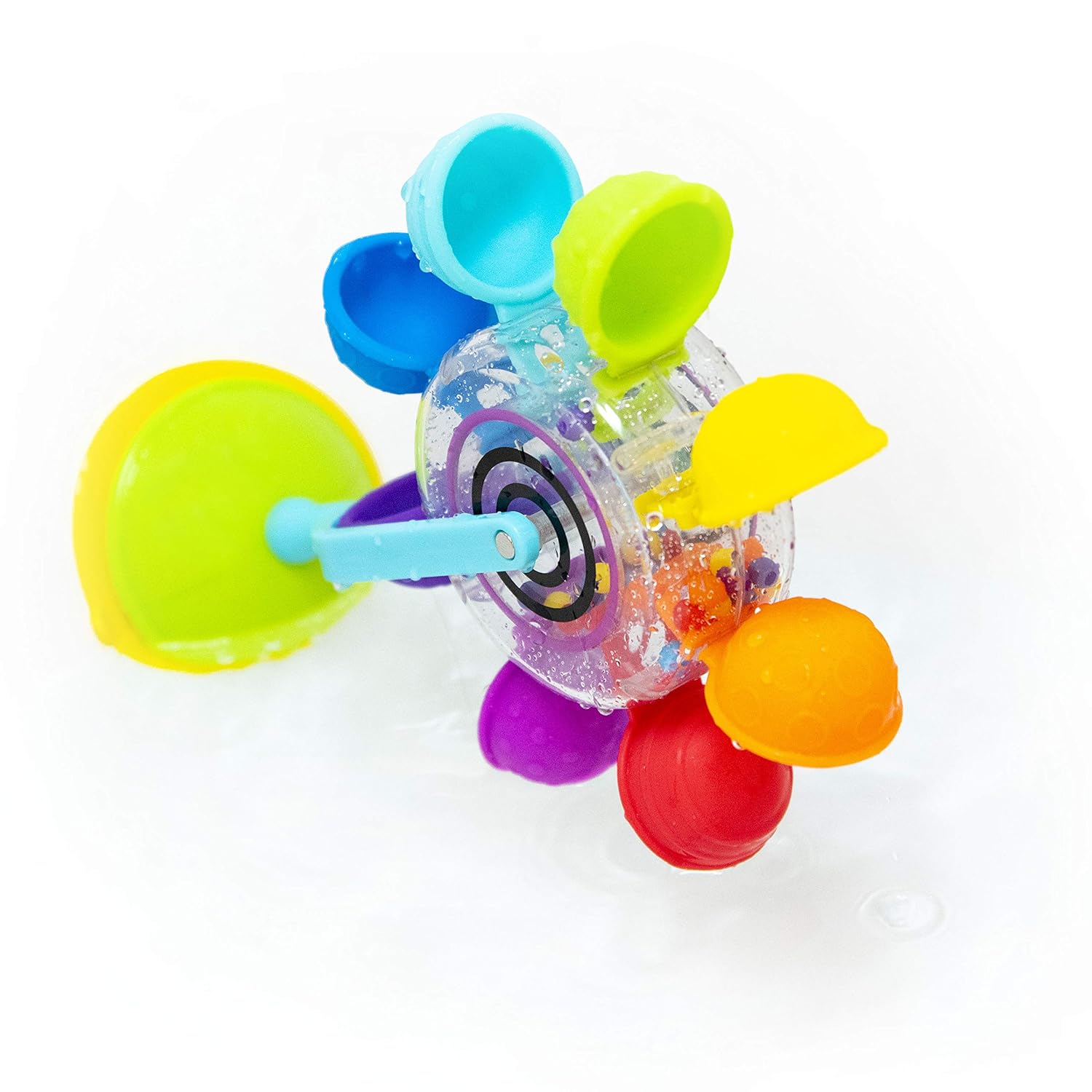 Whirling Waterfall Baby Bad Speelgoed | Zuignappen, Spinnend Water Speelplezier voor Kinderen vanaf 12 Maanden | Interactief STEM Leren & Zintuiglijke Fun