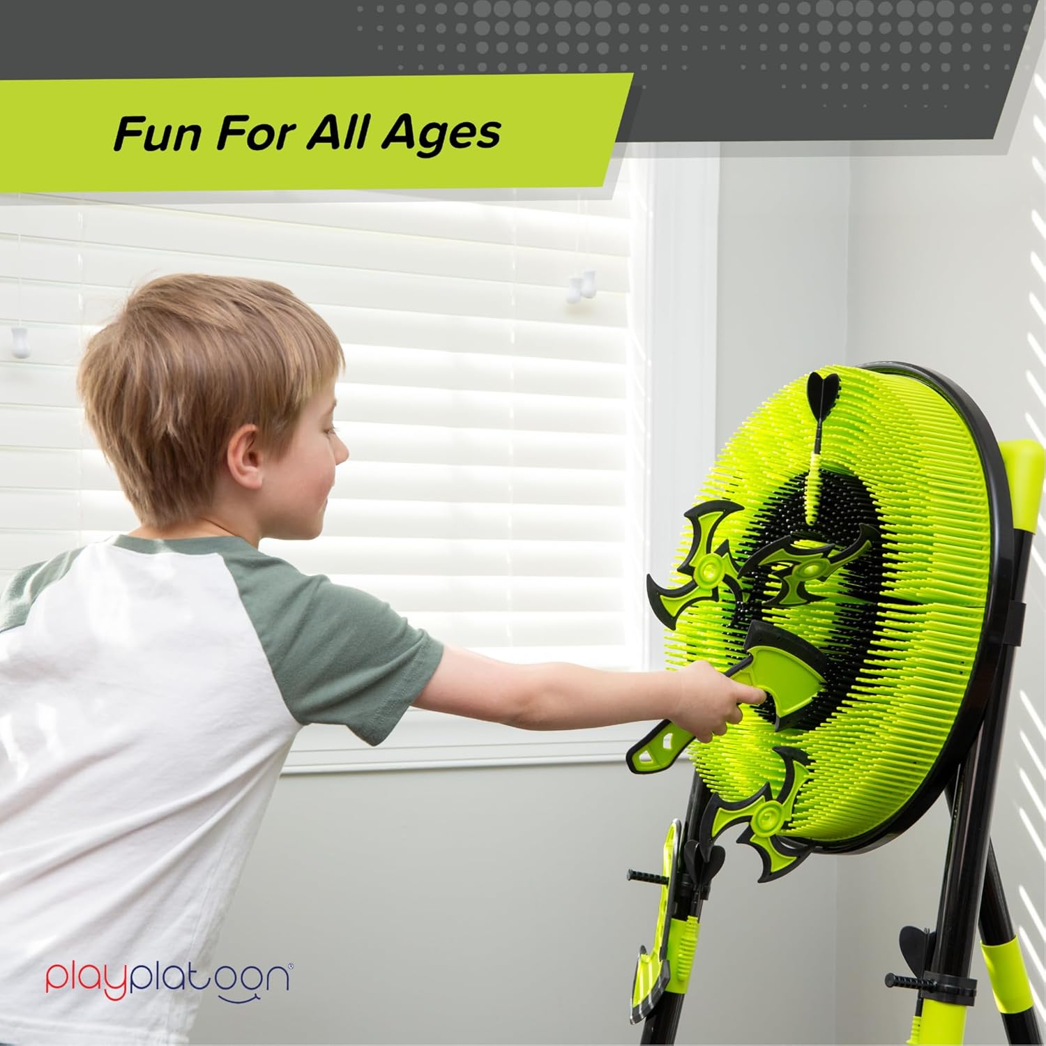 Bijl Werpspel voor Kinderen | Buitenspel met plastic bijlen, ninja sterren & darts